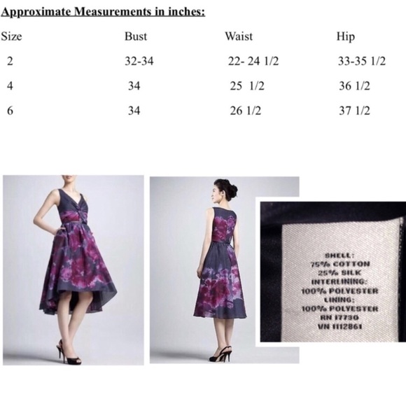 ONLY 1 LEFT💜Neiman Marcus Lela Rose-NWT w/o belt - Picture 3 of 6